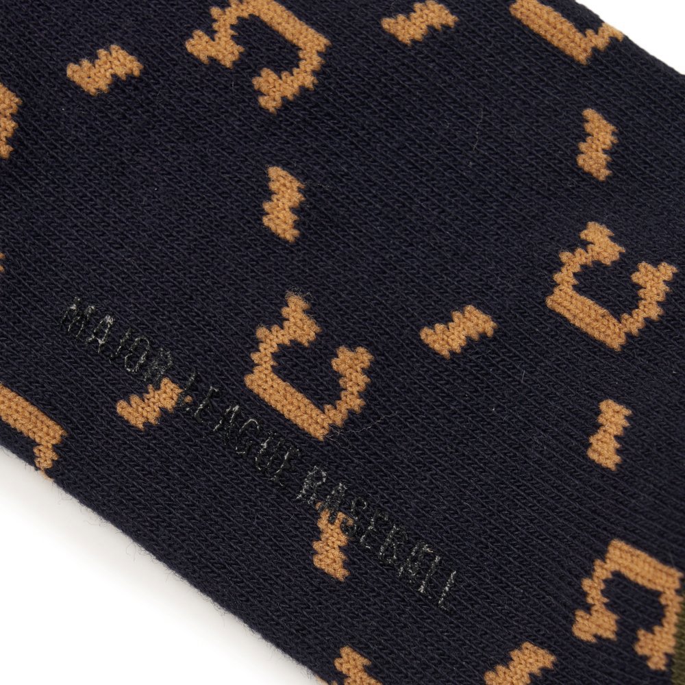 MLB KIDS 中筒襪 童襪 Monogram系列 克里夫蘭守護者隊 (7ASOMD34N-45NYD)