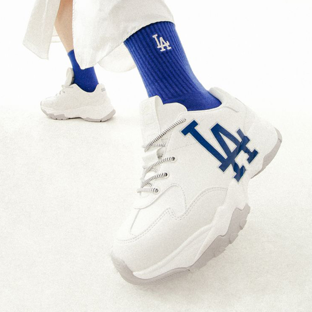 MLB 厚底老爹鞋 增高鞋 Big Ball Chunky系列 洛杉磯道奇隊 (3ASHC104N-07WH
