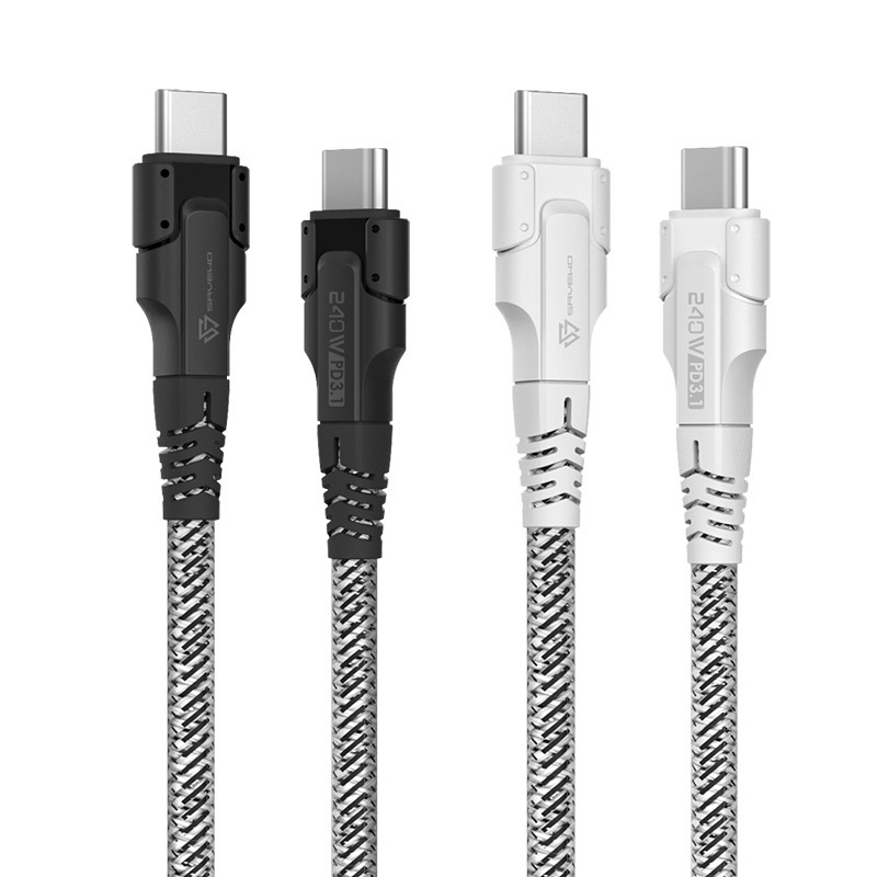【信星科技】SAVEWO 救世 PowerCable 極速快充線 USB-C 240W 480Mbps-廠商直送