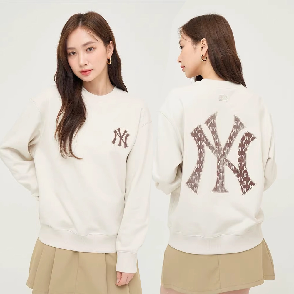 MLB Korea MLB 長袖大學T Monogram系列 紐約洋基隊 (3AMTM1044-50CRD)－動