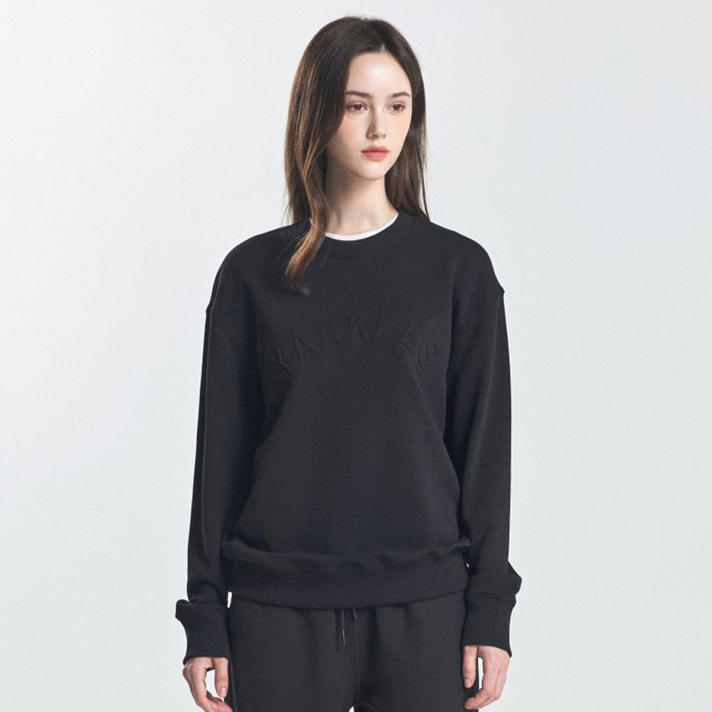 MLB 長袖天鵝絨大學T 紐約洋基隊 (3AMTB2044-50BKS)