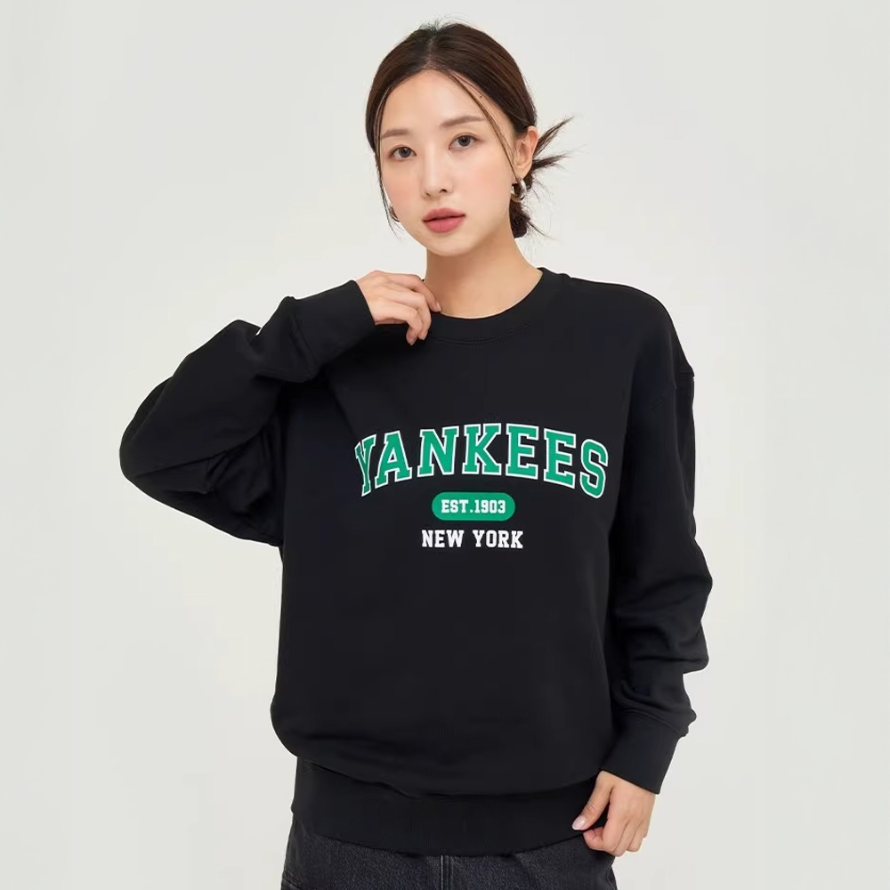 MLB 長袖大學T Varsity系列 紐約洋基隊 (3AMTV9244-50BKS)