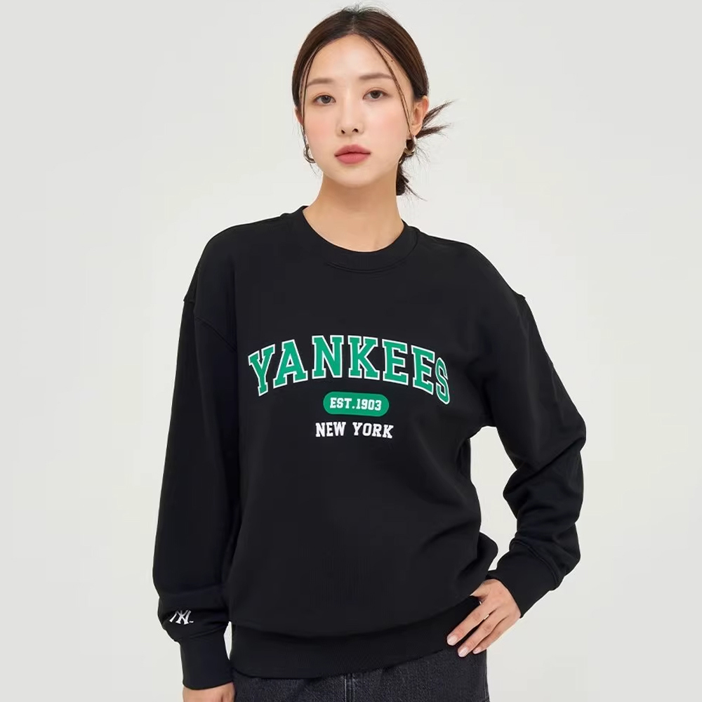 MLB 長袖大學T Varsity系列 紐約洋基隊 (3AMTV9244-50BKS)