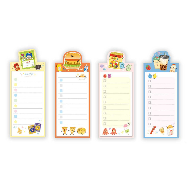 哩哩扣扣 書籤式便條-乖乖/漢堡/糖果/珍奶