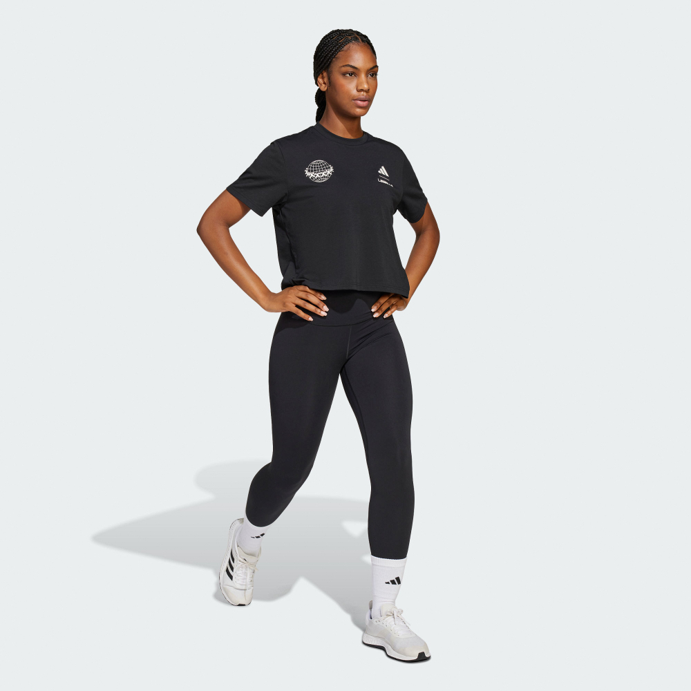 LES MILLS 短版短袖上衣