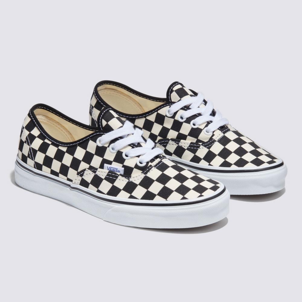 Vans Authentic 男女款黑白色棋盤格滑板鞋