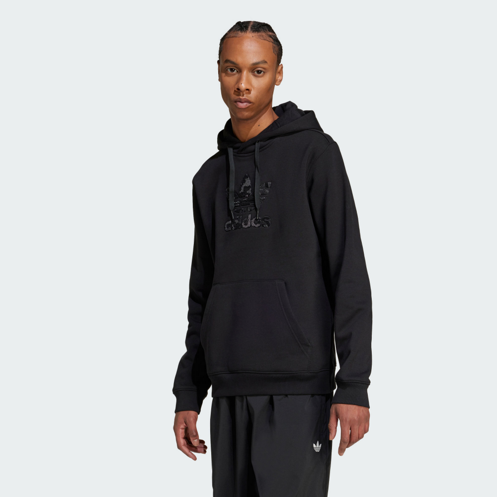 Adidas 連帽上衣｜迷彩設計刷毛這款刷－老快运动品牌