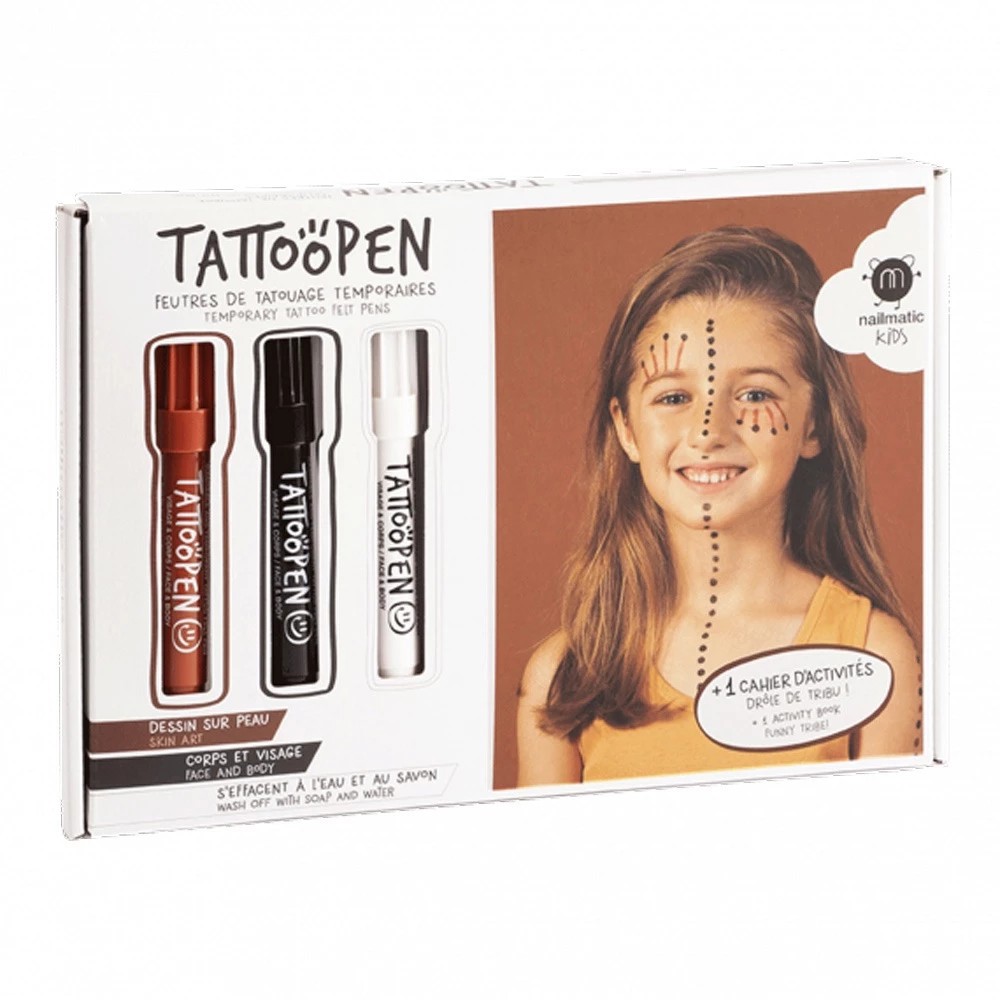 nailmatic TATTOO 彩繪紋身筆套組 - 有趣部落