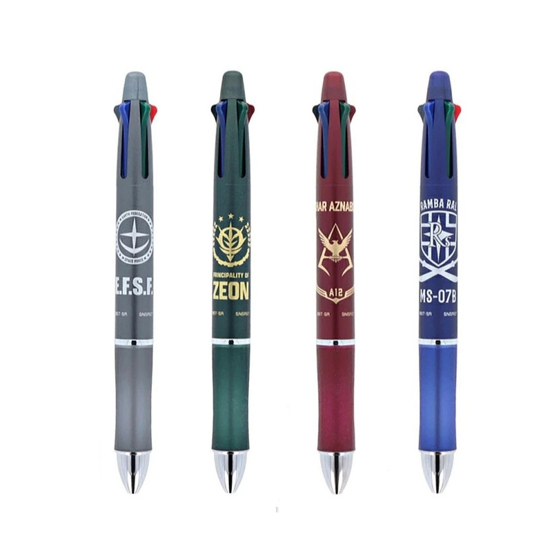 百樂PILOT x 機動戰士鋼彈 健握4+1 多功能筆(0.7mm)-地球聯邦軍/吉翁公國軍/夏亞．阿茲納布爾/蘭巴．拉爾