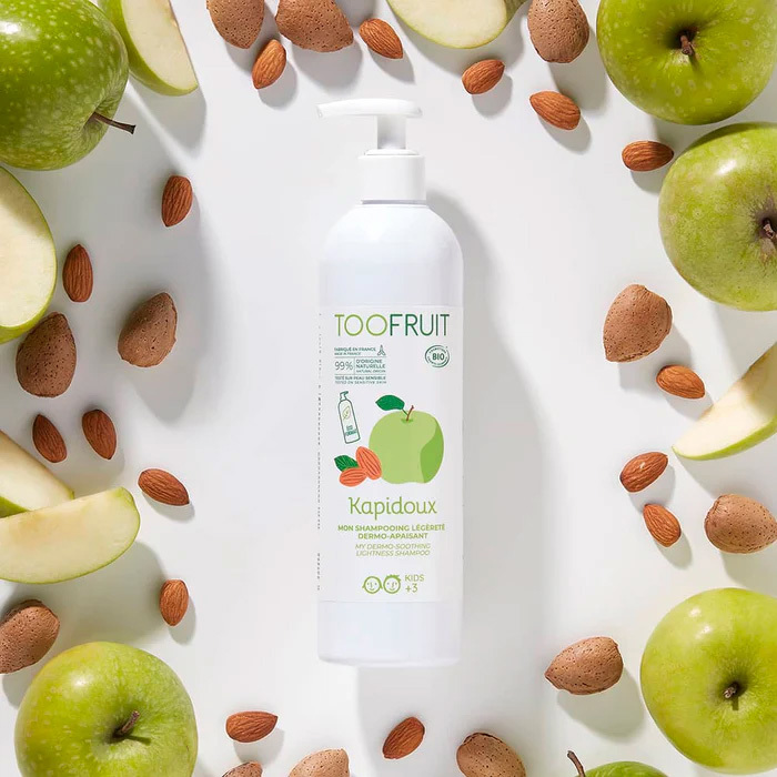 法國 TOOFRUIT 果漾兒童青蘋無矽洗髮精