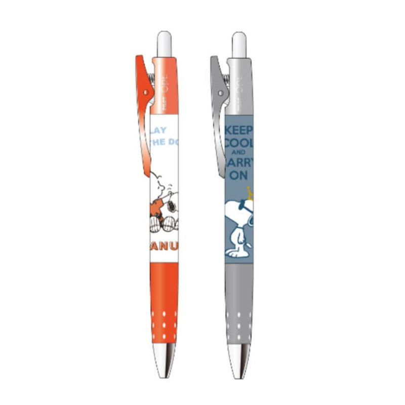 百樂PILOT x 史努比 Opt.系列 芯動原子筆(0.7mm)-紅/藍