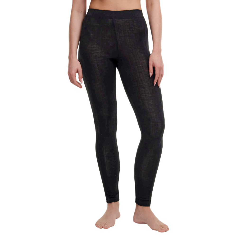 網路獨賣【Chantelle Lab】羊毛蠶絲長褲>XS-L號>黑色(18P40_011)【Thermo Comfort】