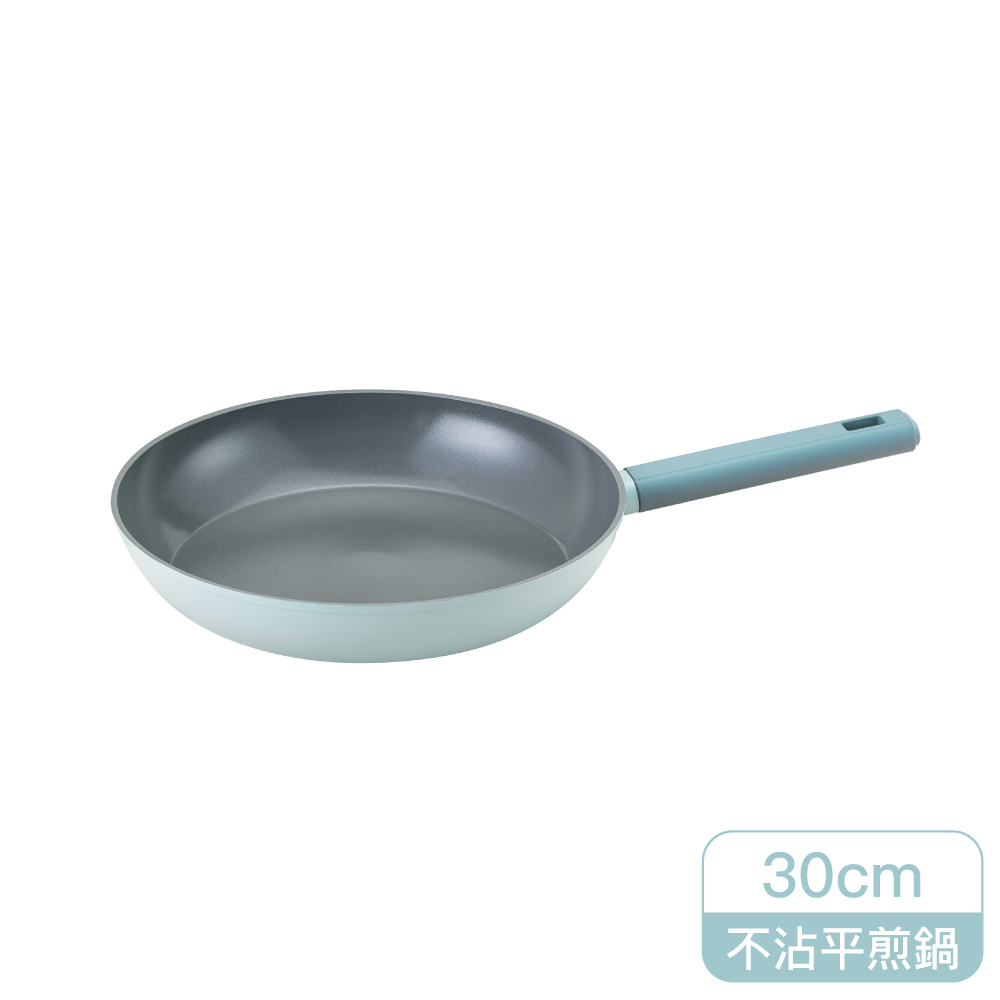 樂扣樂扣ECO BLUE鍛造陶瓷不沾IH平煎鍋/30cm(CAF3057IH)