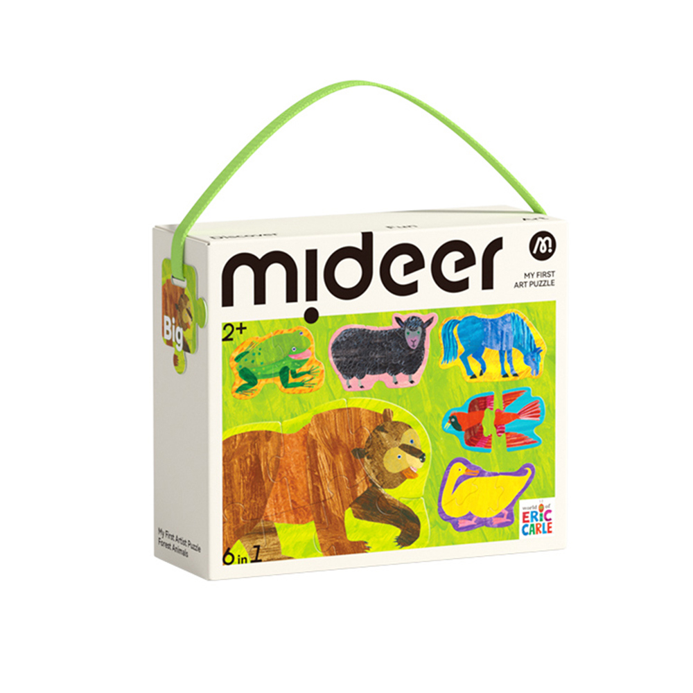 MiDeer 六合一拼圖(好餓的毛毛蟲)
