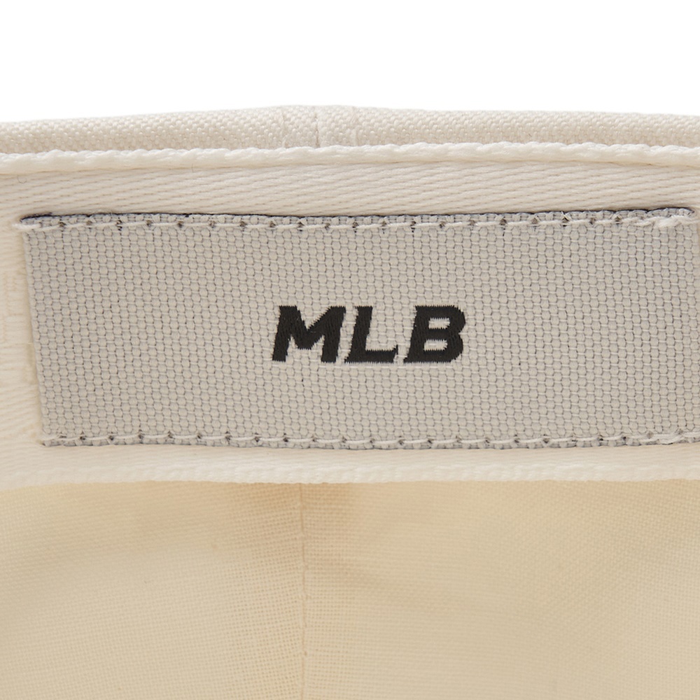 MLB 可調式硬頂水鑽Logo棒球帽 Varsity系列 紐約洋基隊 (3ACPV064N-50CRM)