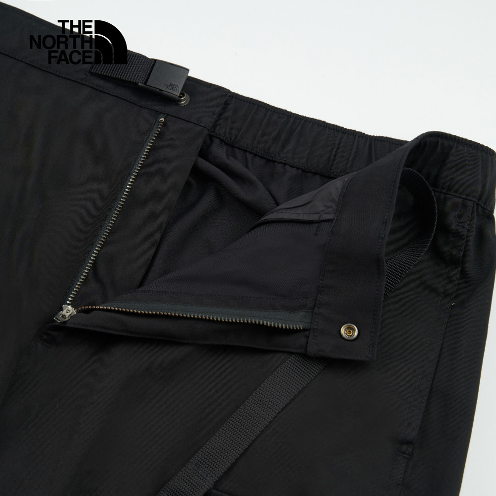 【新年款】The North Face北面男款黑色吸濕排汗休閒長褲｜8C7RJK3