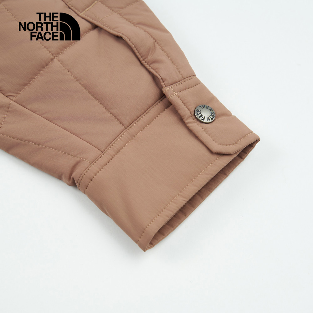 【10/25 12點週末限定】The North Face北面男款棕色DWR防潑水鋪棉外套｜8C7S6IH