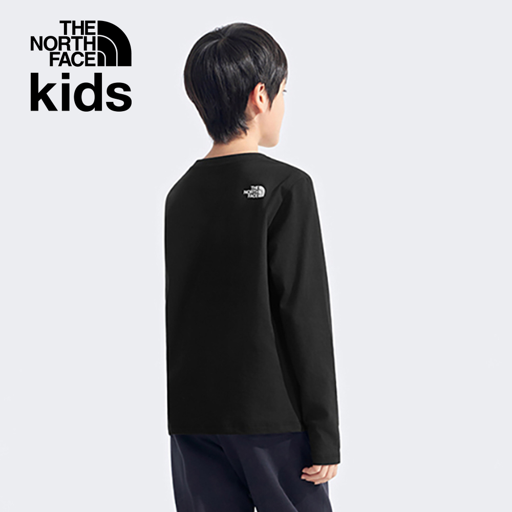 【限時搶購】兒童黑色可愛小熊與小蛇圖案長袖上衣｜8CFYJK3