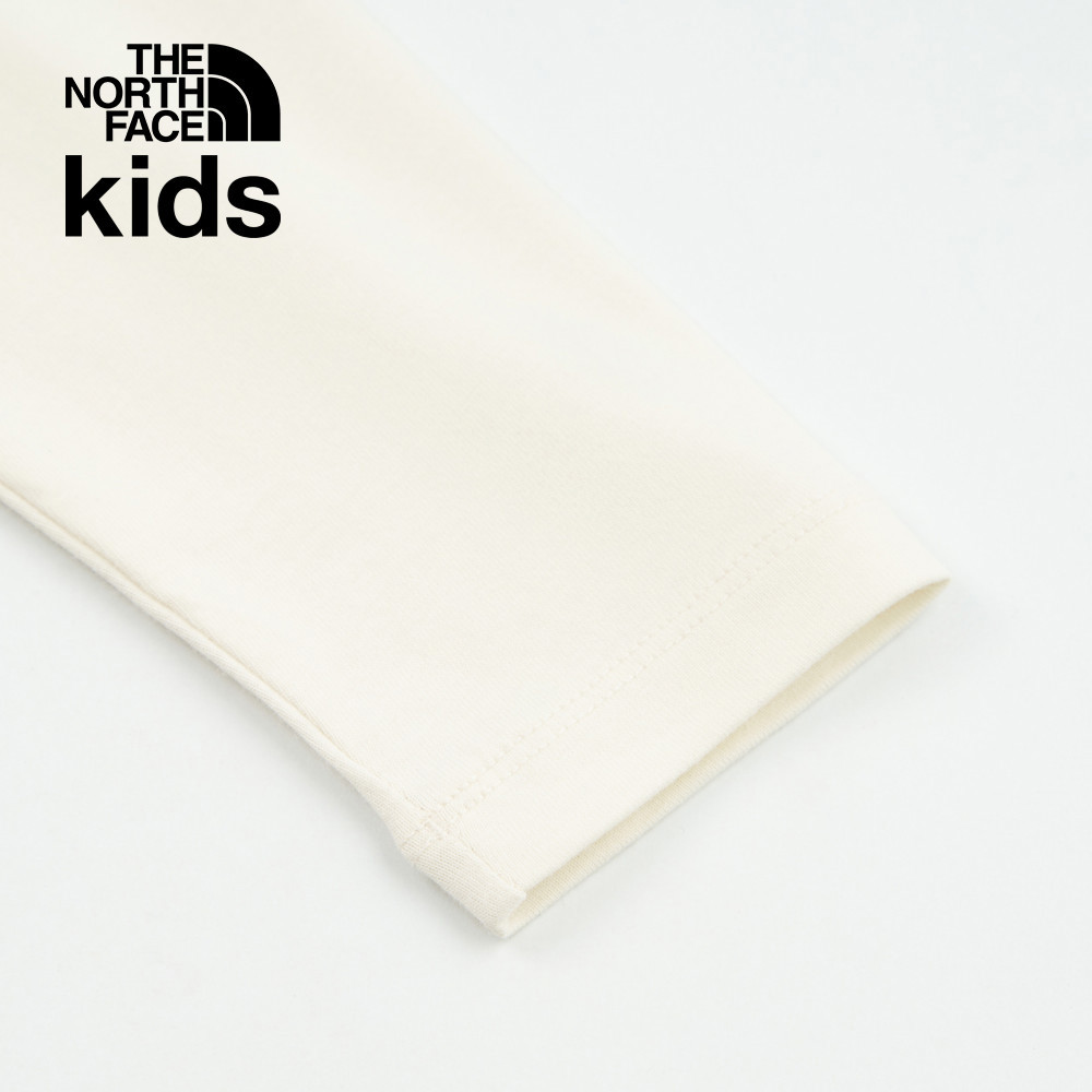 【限時搶購】兒童米白色可愛小熊與小蛇圖案長袖上衣｜8CFYQLI