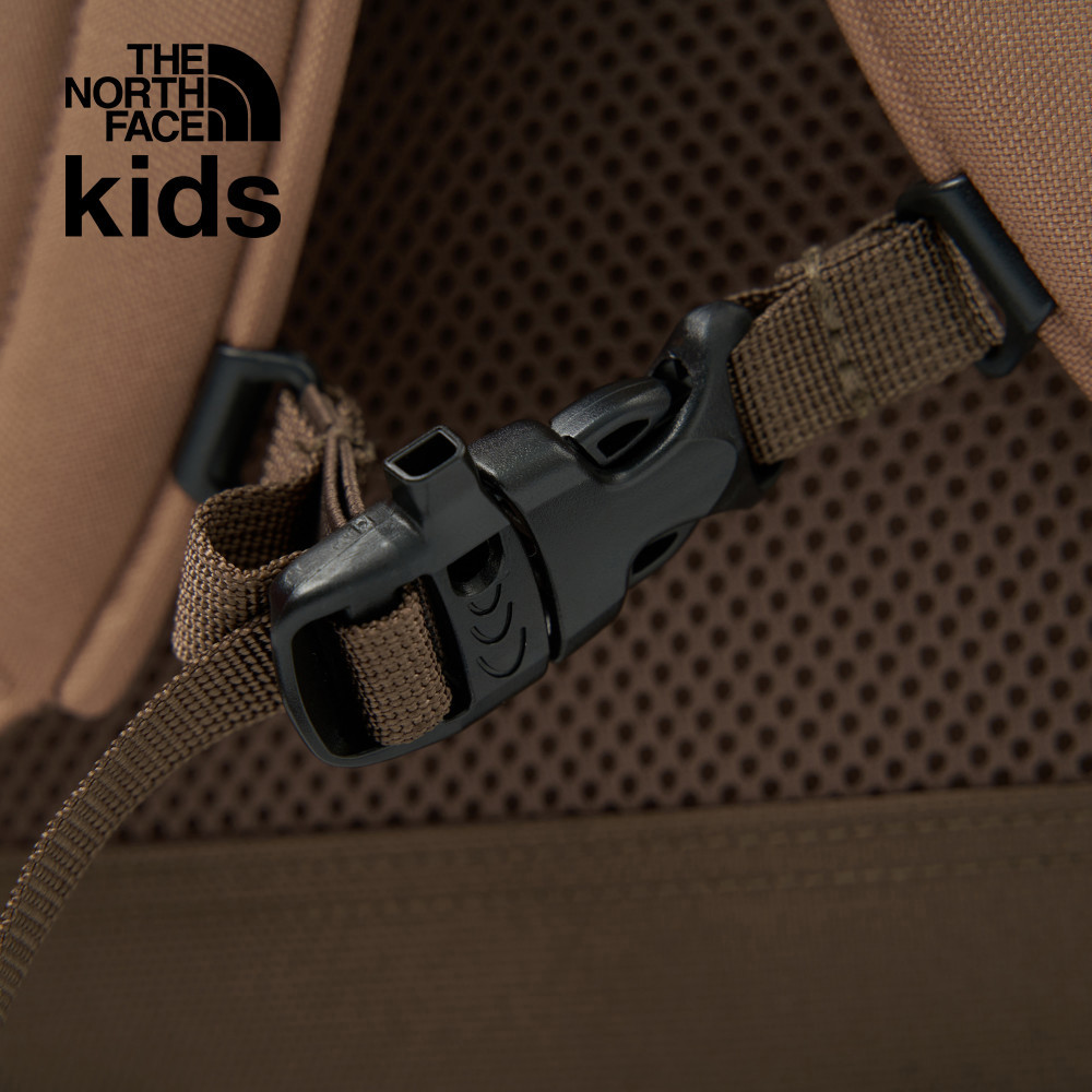 The North Face北面兒童棕色調節背帶休閒後背包｜8B235K2