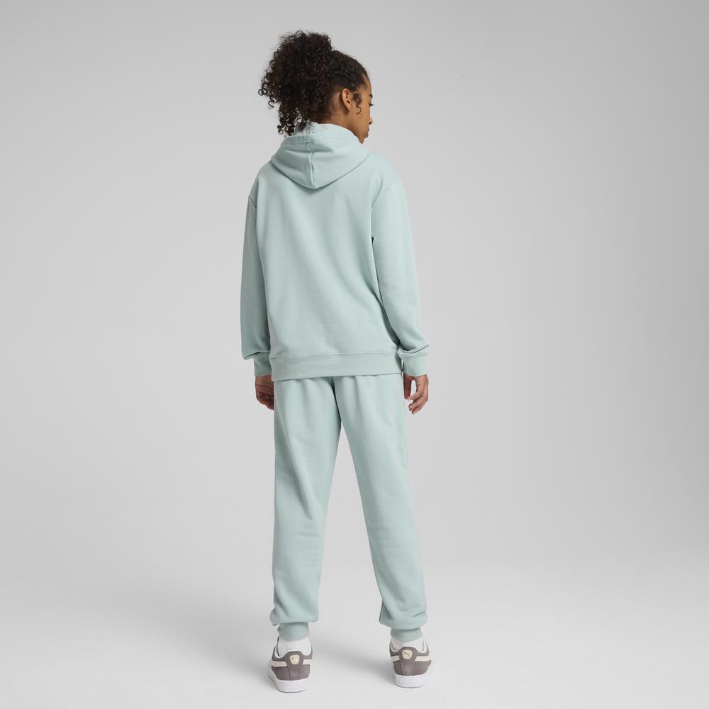 PUMA 基本系列長厚連帽T恤+長褲套裝 女童