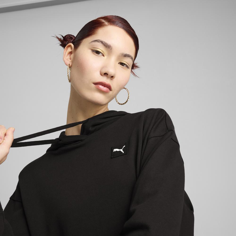 PUMA 基本系列ESS Elevated長厚連帽T恤 女性