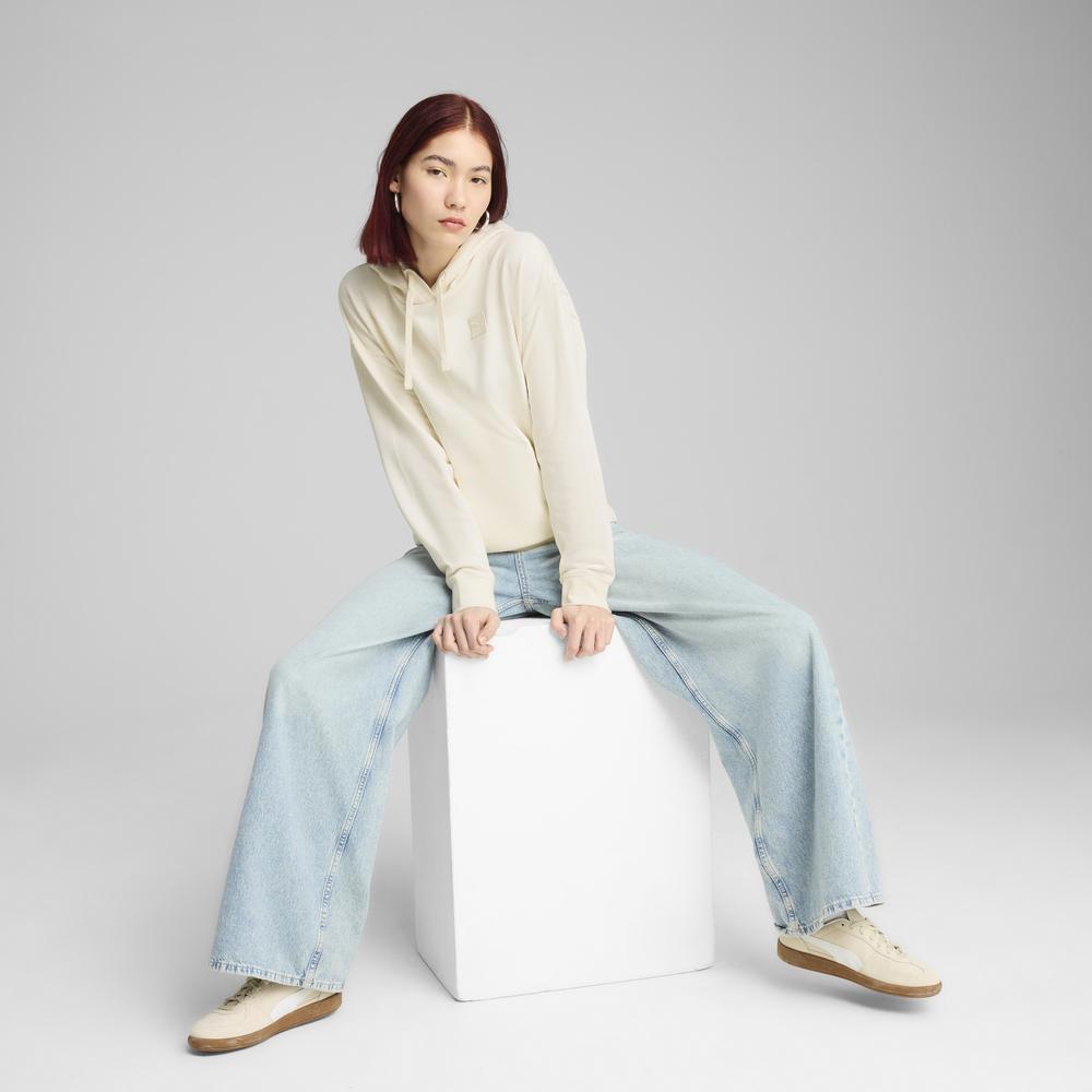PUMA 基本系列ESS Elevated長厚連帽T恤 女性