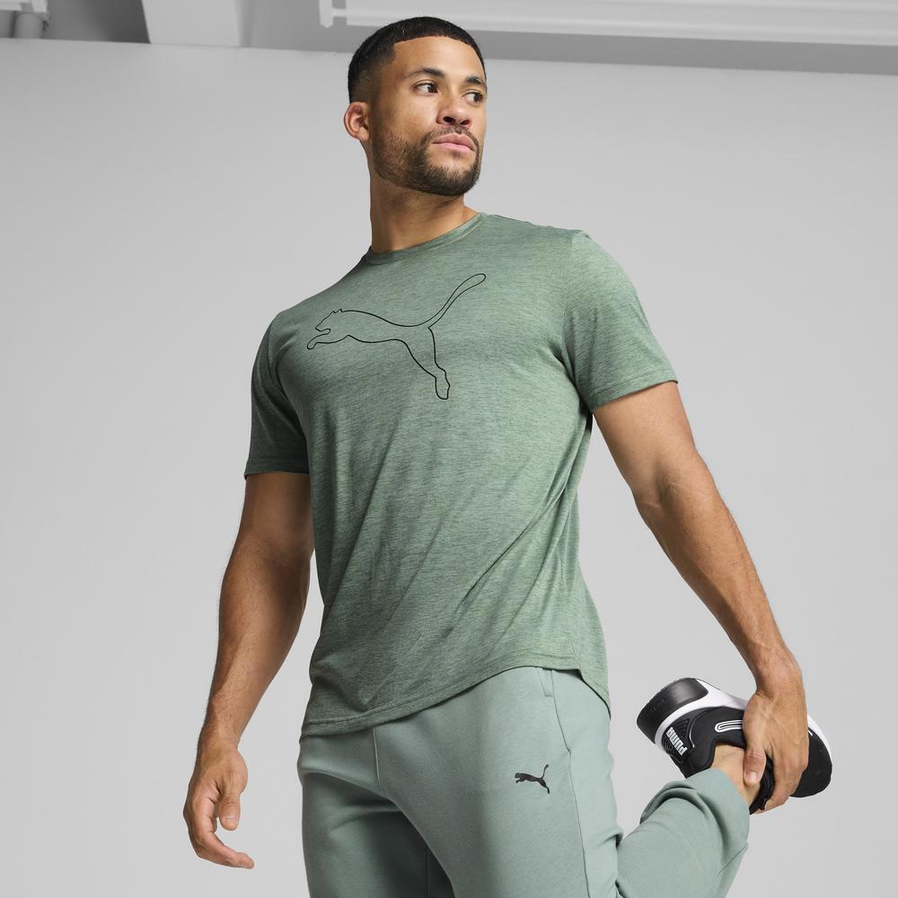 PUMA 訓練系列TAD跳豹麻花短袖T恤 男性