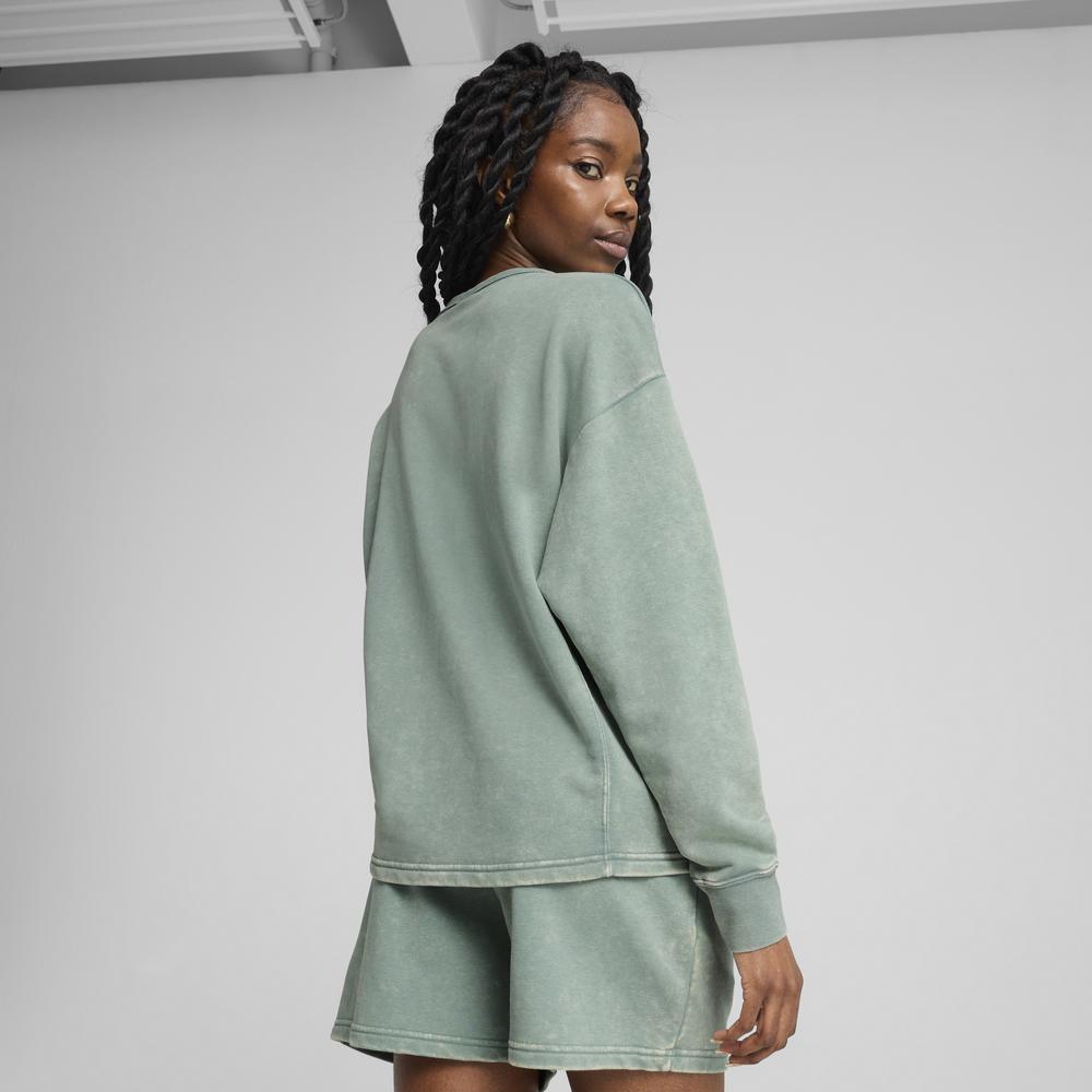 PUMA 基本系列Puma Class Washed圓領衫 女性