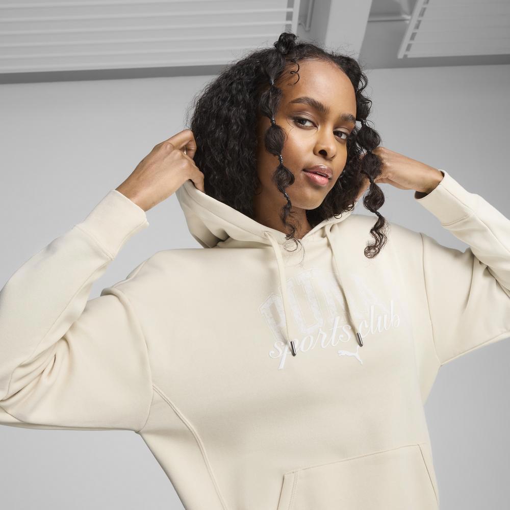 PUMA 基本系列Puma Class長厚連帽T恤 女性