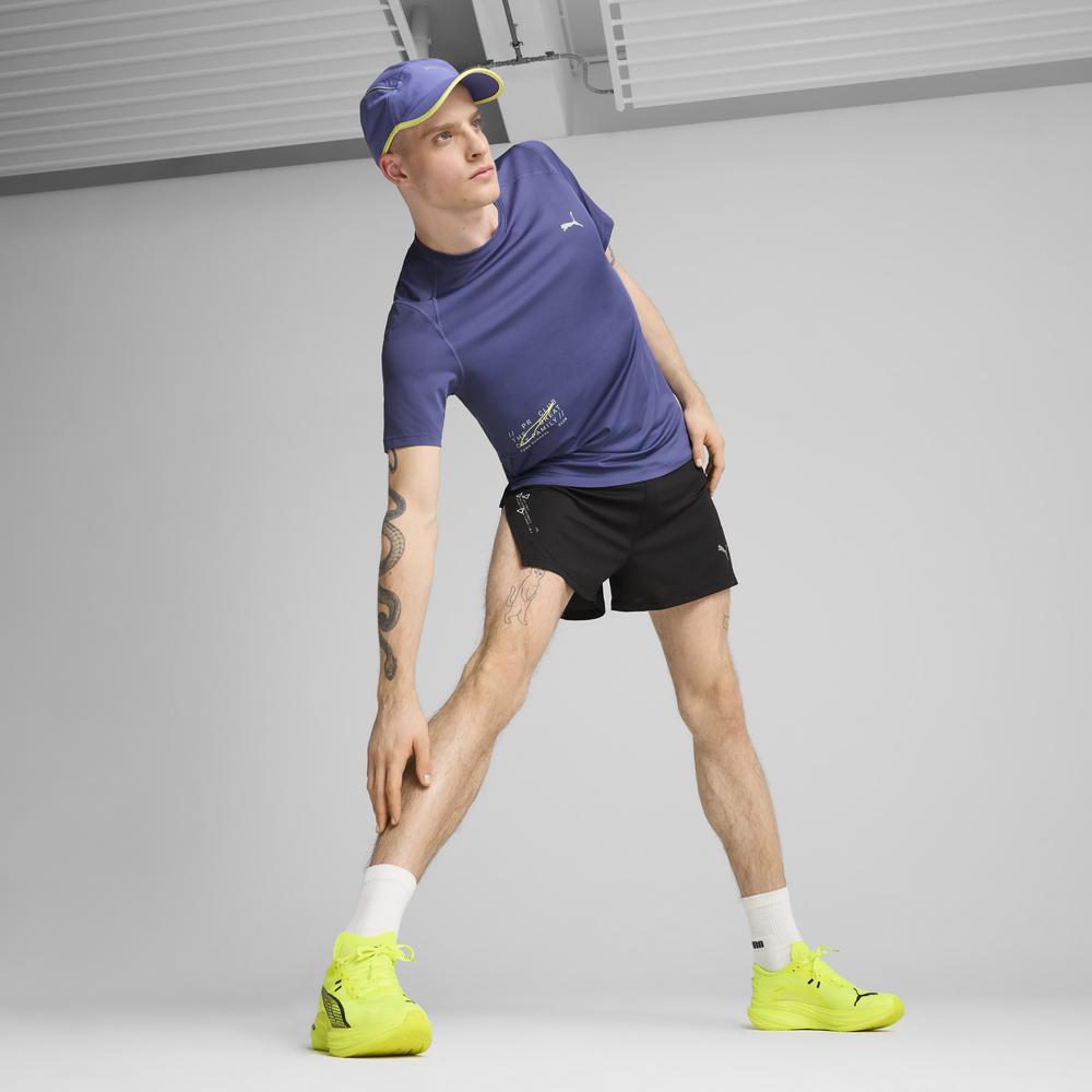 PUMA 跑步系列圖樣Mesh短袖T恤 男性