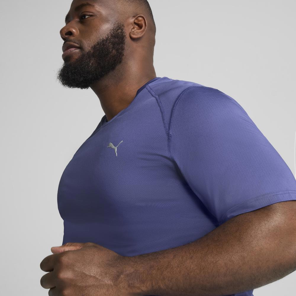 PUMA 跑步系列圖樣Mesh短袖T恤 男性