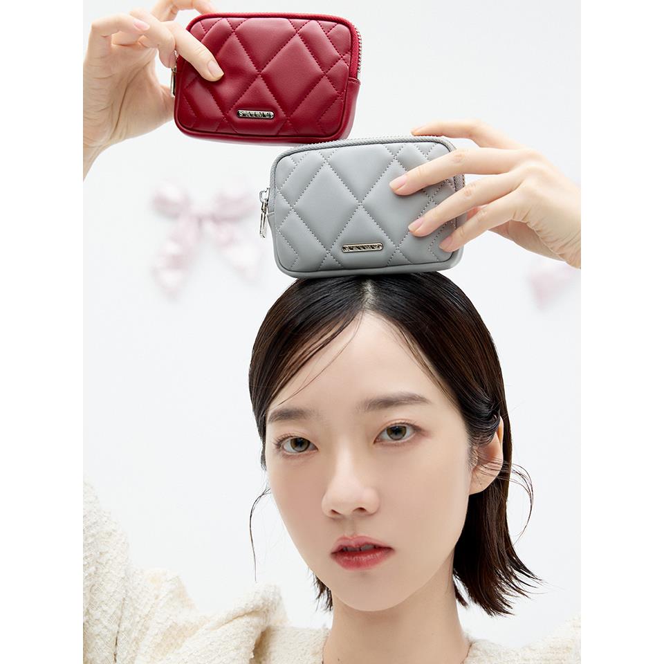 送料込★S’AIME★真皮RFID菱格撞色長夾★本革 バイカラー長財布 S'AIME 真皮RFID防盜掀蓋長夾| 蝦皮購物