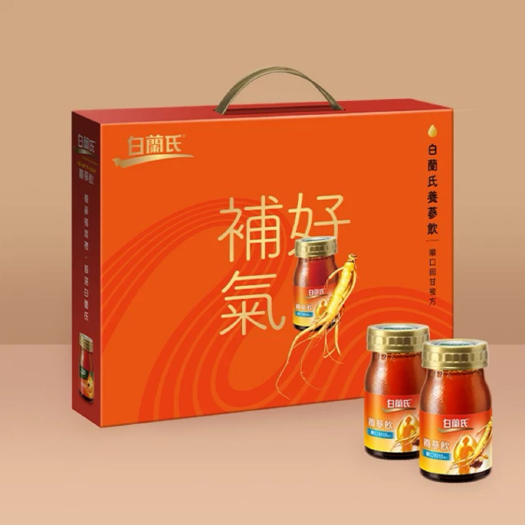 【白蘭氏】養蔘飲 順口回甘禮盒(7入/盒)