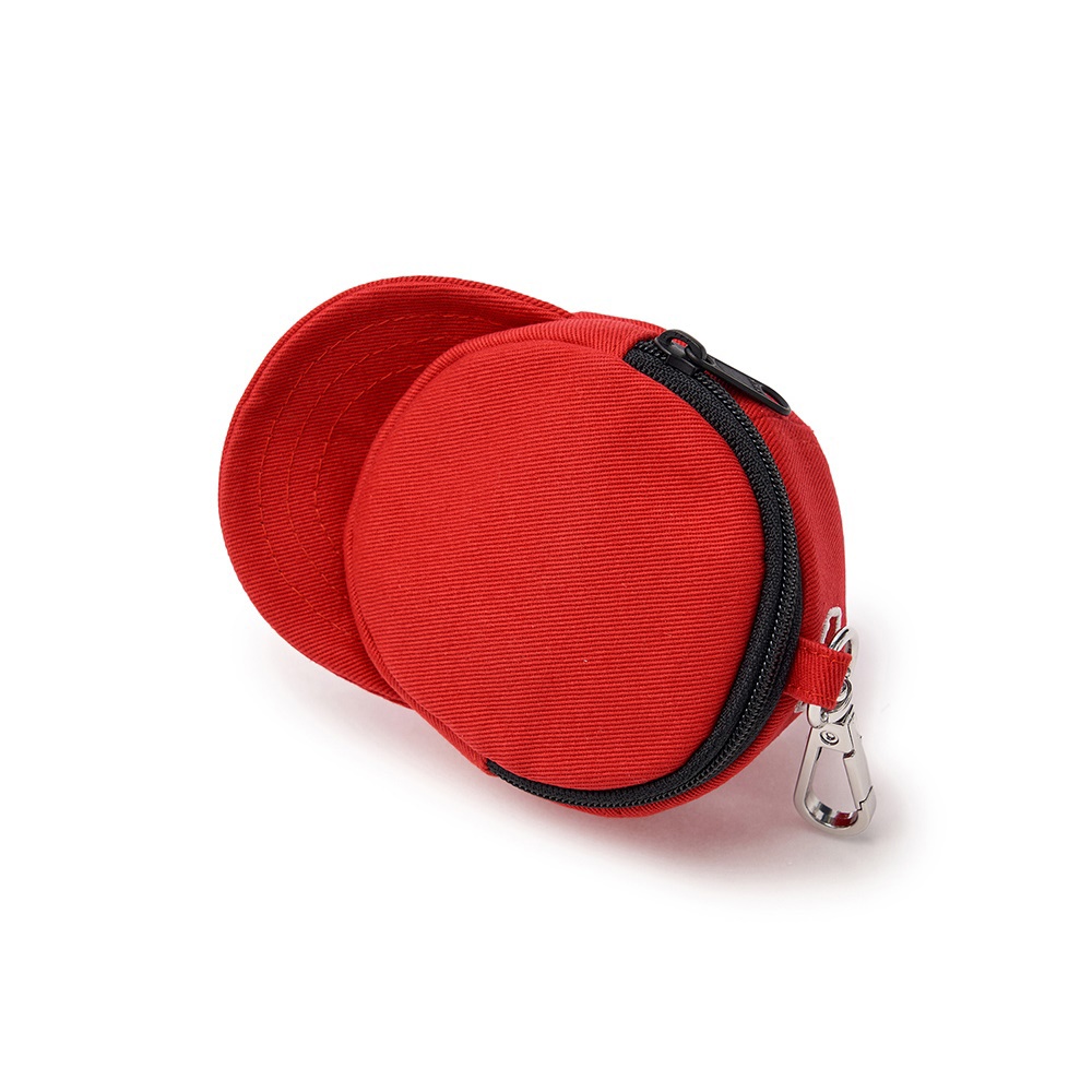 MLB 棒球帽造型耳機包 鑰匙圈 紐約洋基隊 (3APOB015N-50RDM)