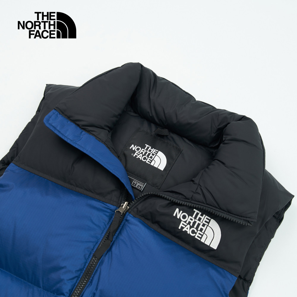 【經典1996】男款藍色DWR防潑水羽絨背心｜3JQQF1T