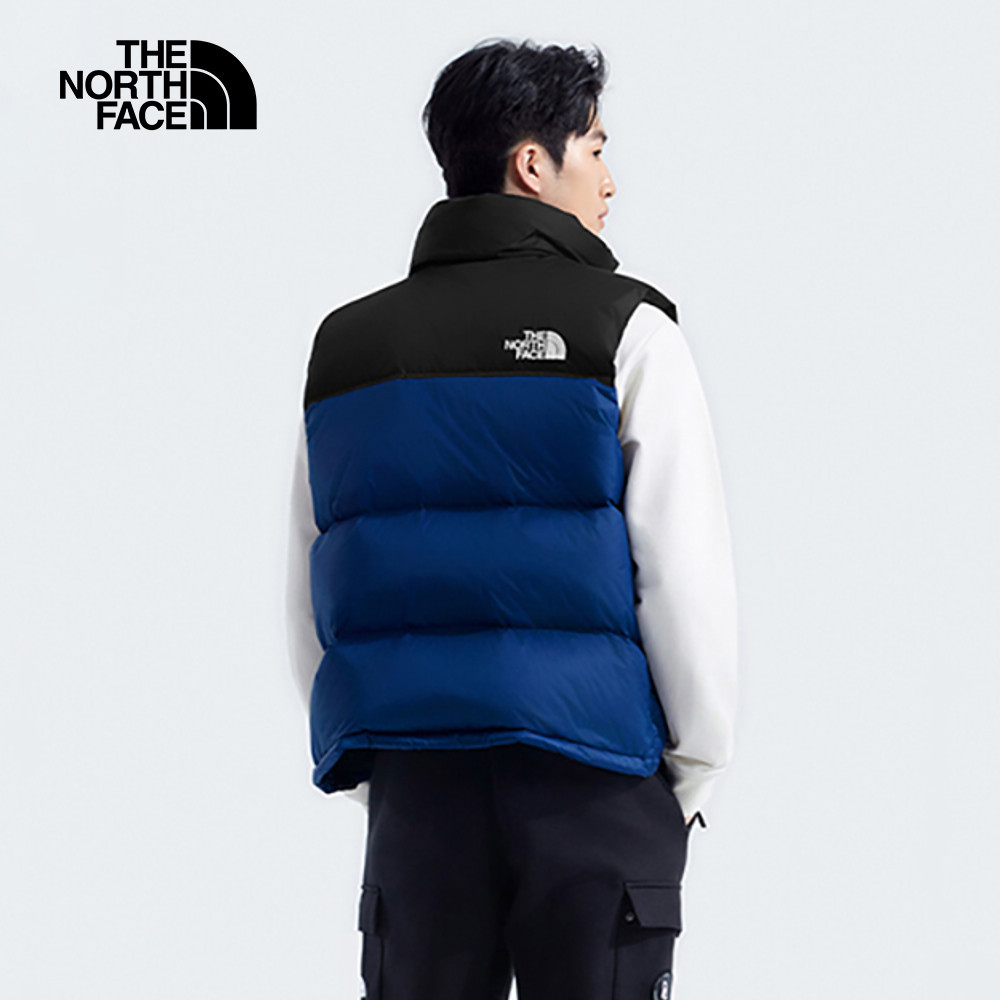 【經典1996】男款藍色DWR防潑水羽絨背心｜3JQQF1T