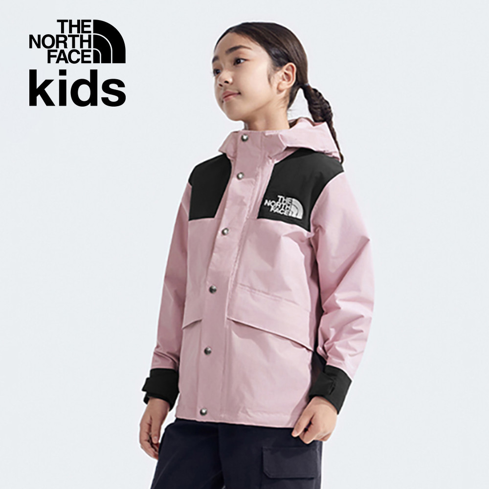【經典1986】兒童粉紅色DryVent防水透氣連帽衝鋒衣｜8C7M0UI