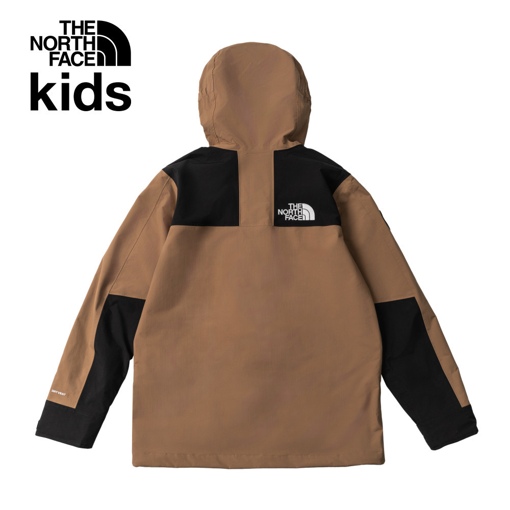 【經典1986】兒童棕色DryVent防水透氣連帽衝鋒衣｜8C7M6IH