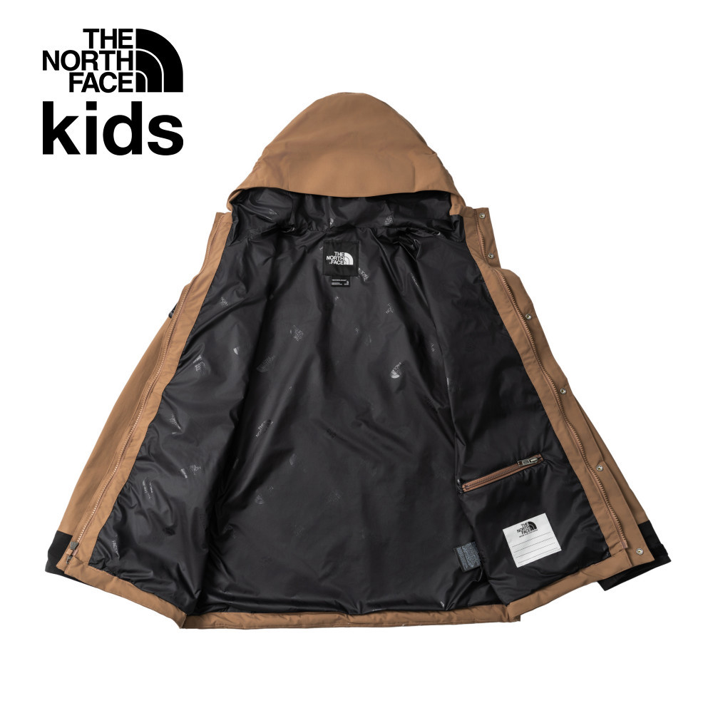 【經典1986】兒童棕色DryVent防水透氣連帽衝鋒衣｜8C7M6IH