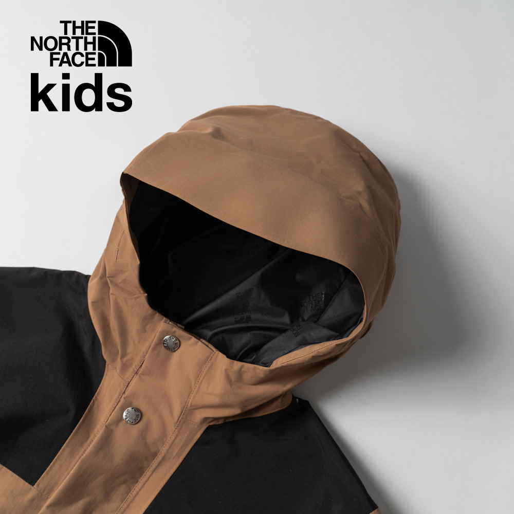 【經典1986】兒童棕色DryVent防水透氣連帽衝鋒衣｜8C7M6IH