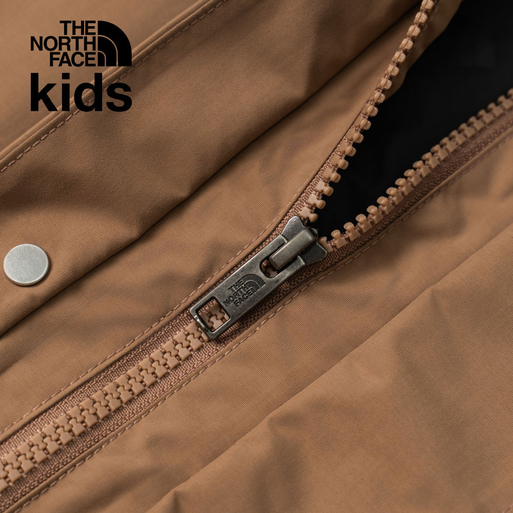 【經典1986】兒童棕色DryVent防水透氣連帽衝鋒衣｜8C7M6IH