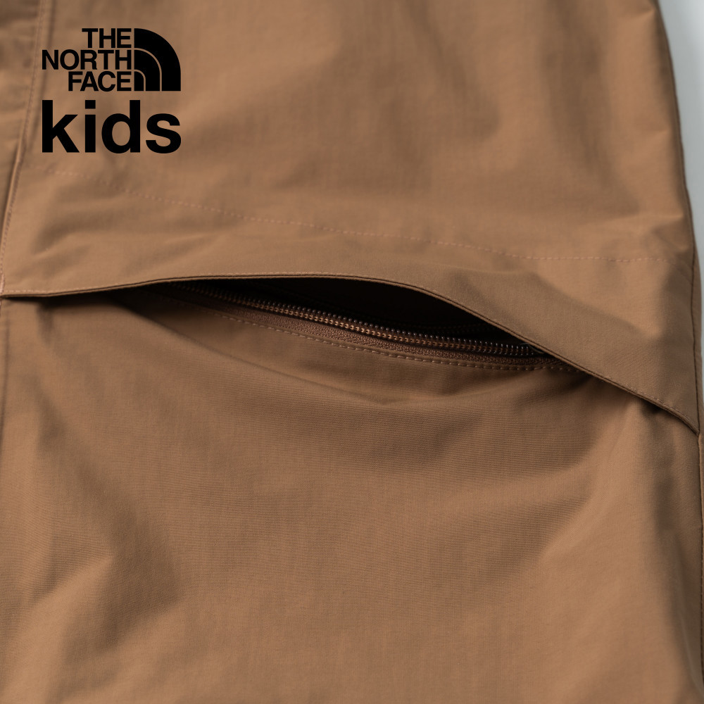 【經典1986】兒童棕色DryVent防水透氣連帽衝鋒衣｜8C7M6IH