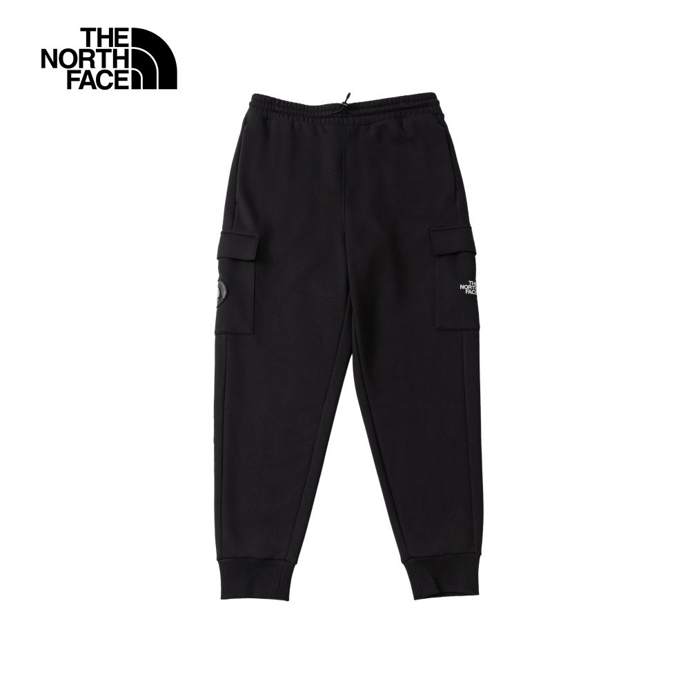 【新年款】The North Face北面男款黑色保暖舒適多口袋運動休閒長褲｜8CFXJK