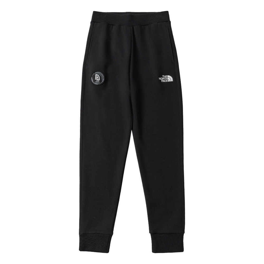 【新年款】The North Face北面兒童黑色保暖舒適多口袋運動休閒長褲｜8CG0JK3