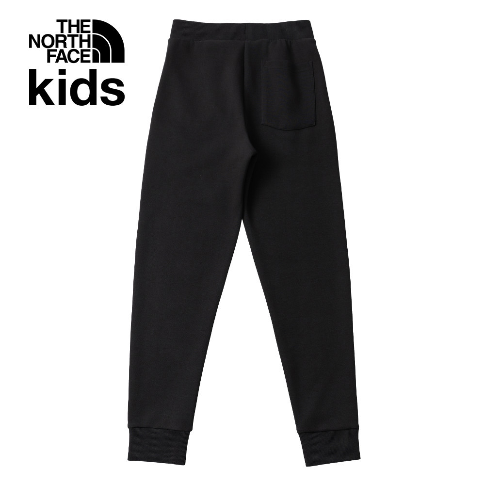 【新年款】The North Face北面兒童黑色保暖舒適多口袋運動休閒長褲｜8CG0JK3