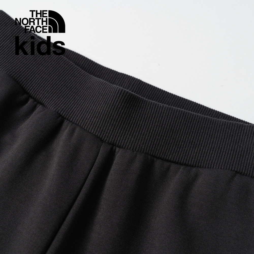 【新年款】The North Face北面兒童黑色保暖舒適多口袋運動休閒長褲｜8CG0JK3