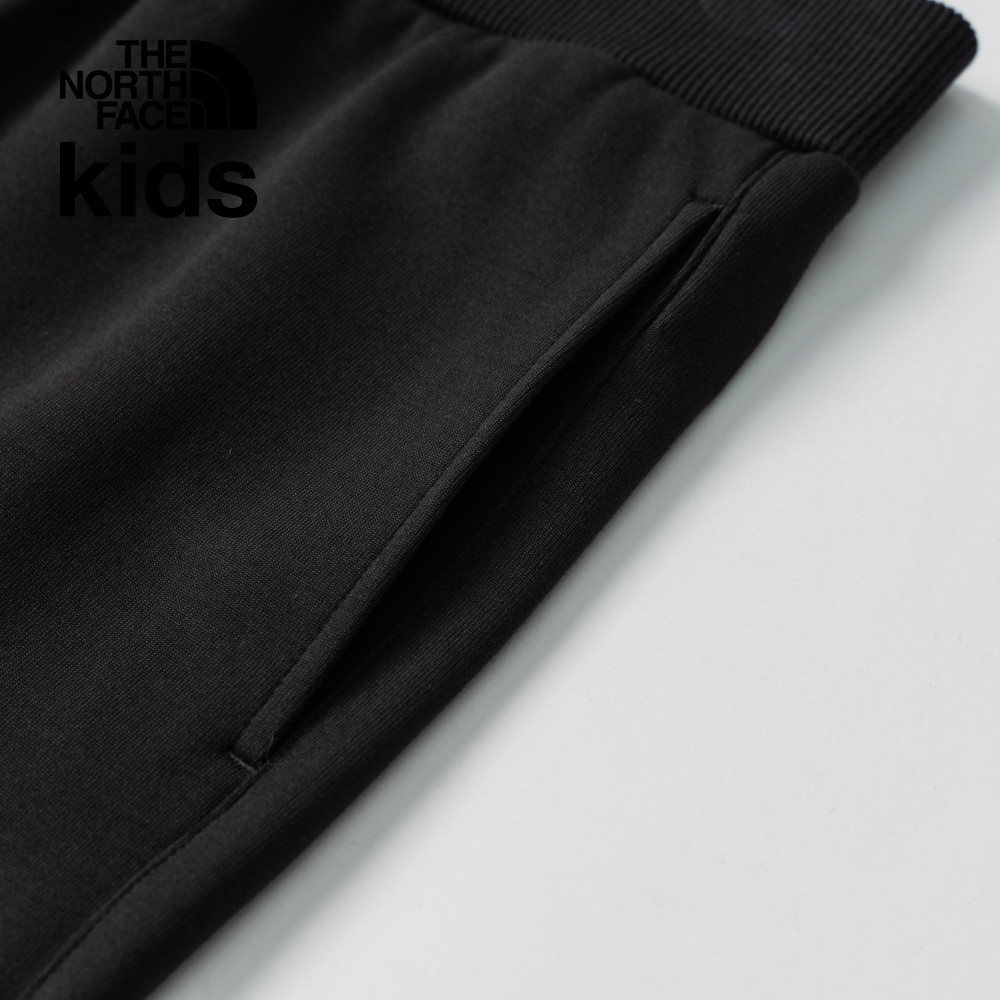 【新年款】The North Face北面兒童黑色保暖舒適多口袋運動休閒長褲｜8CG0JK3