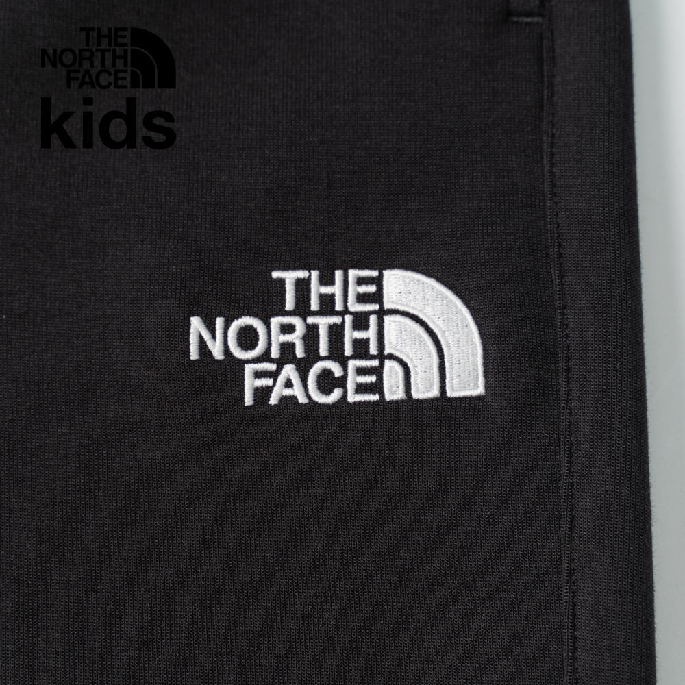 【新年款】The North Face北面兒童黑色保暖舒適多口袋運動休閒長褲｜8CG0JK3
