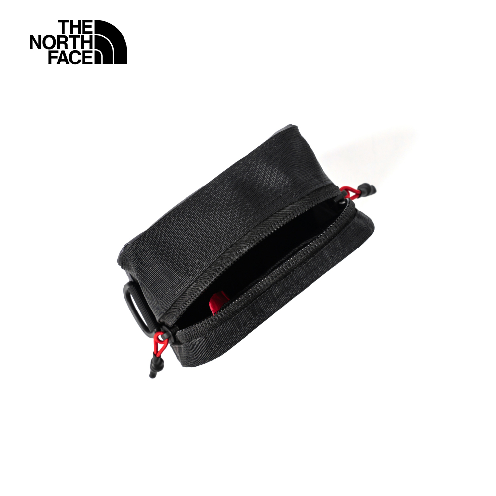 The North Face北面男女款黑色品牌LOGO休閒單肩包｜3VWS8R0